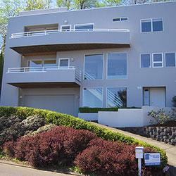 Lake Oswego Painting - Three Story Home with Balconies
