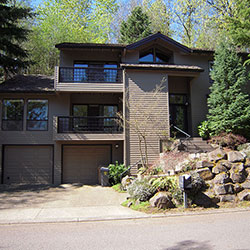 Lake Oswego Painting - Three Story Home with Double Garage