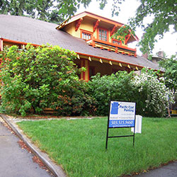 NE Portland Painting - Two Story Home with Balcony