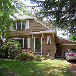 NE Portland Painting - Two Story House with Garage